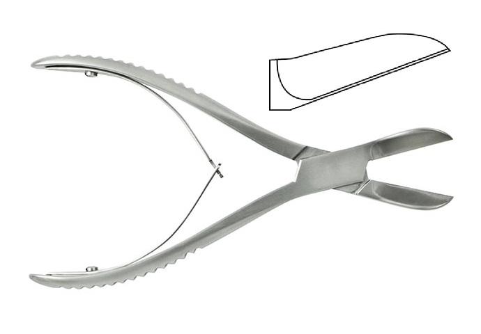 LISTON Кусачки кісткові; вигнуті; 17,0см. Tontarra Medizintechnik GmbH